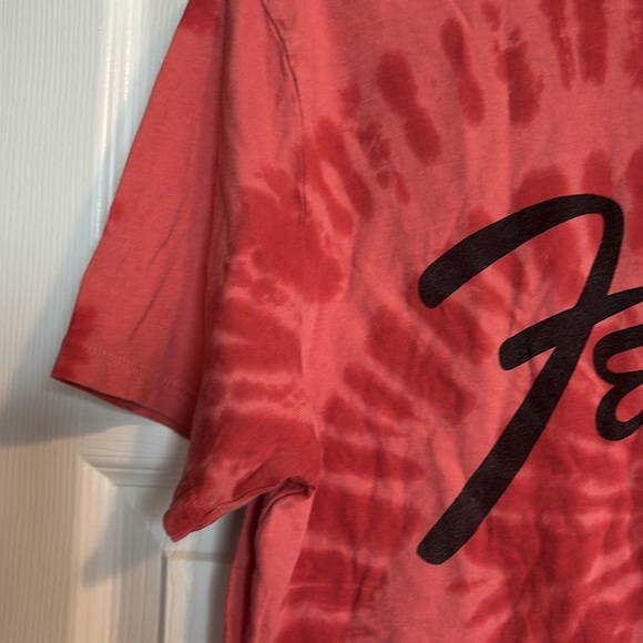 Lucky Brand Fender men’s orange tie-dye short sleeve t-shirt size medium - Picture 4 of 9